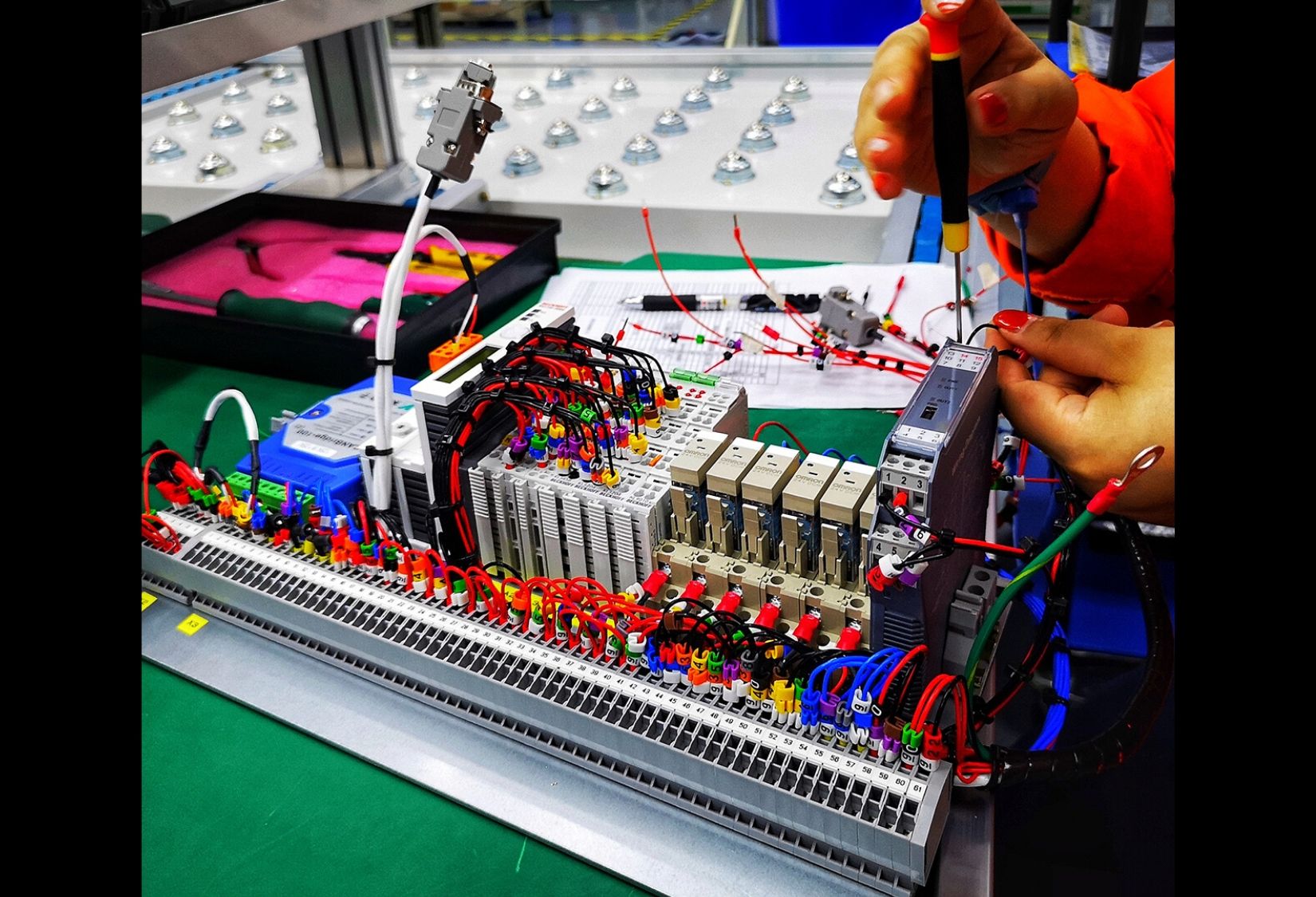 Box build for mine explosion-proof and intrinsically safe type changeover box.