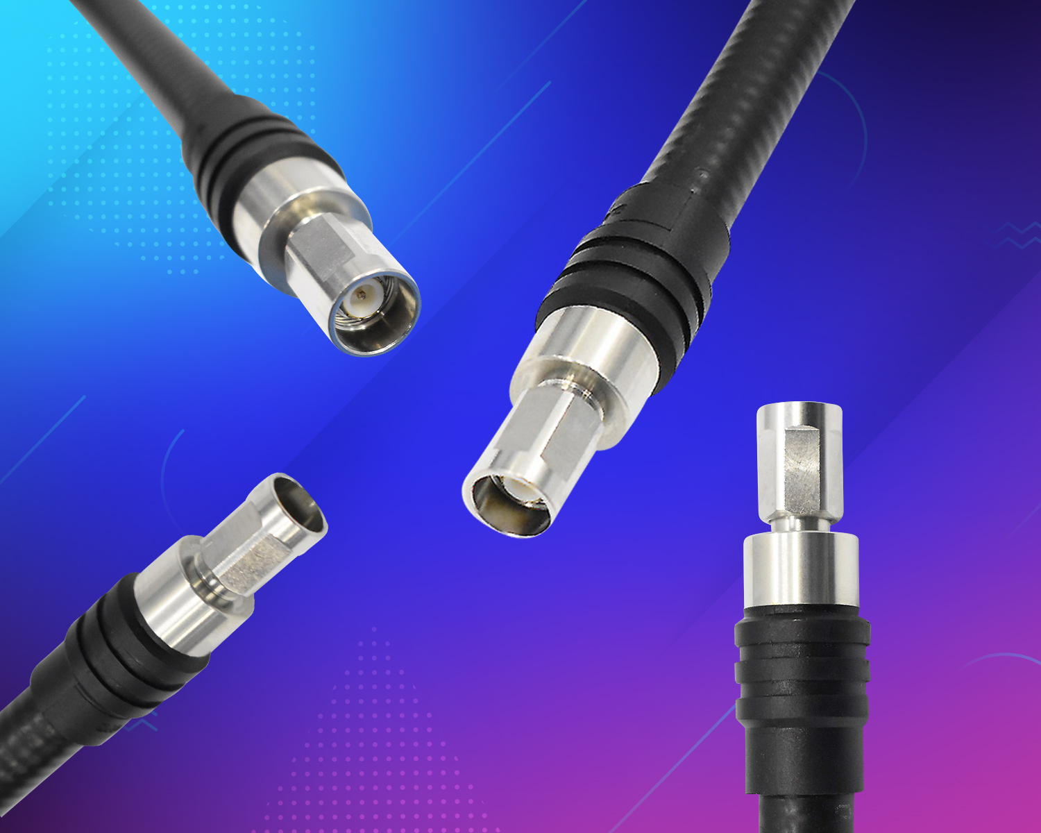 Steady Link™ Series-C Flexible Coax Assemblies Nex10* Connectors